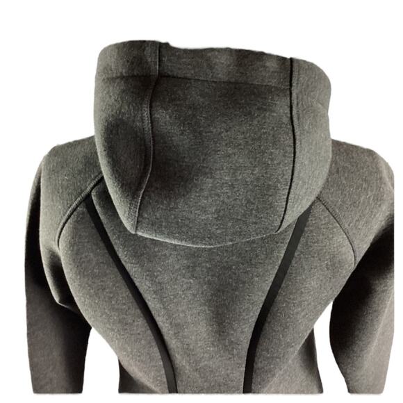 Athleta fuse scuba zipper hoodie gray with black size medium - Picture 5 of 13